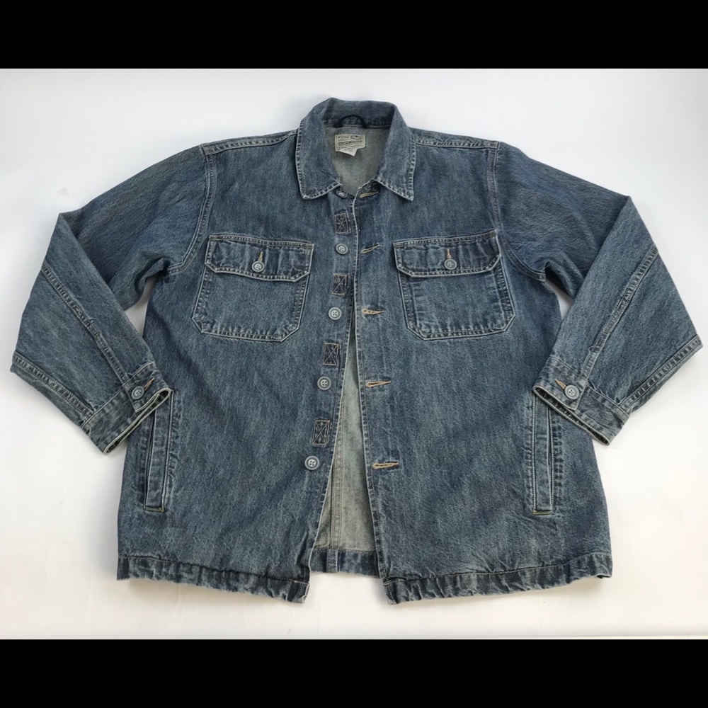 Fossil denim trucker chore Jean jacket S / M blue